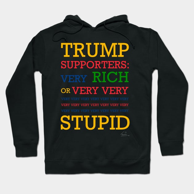 Rich or Stupid Hoodie by taaman